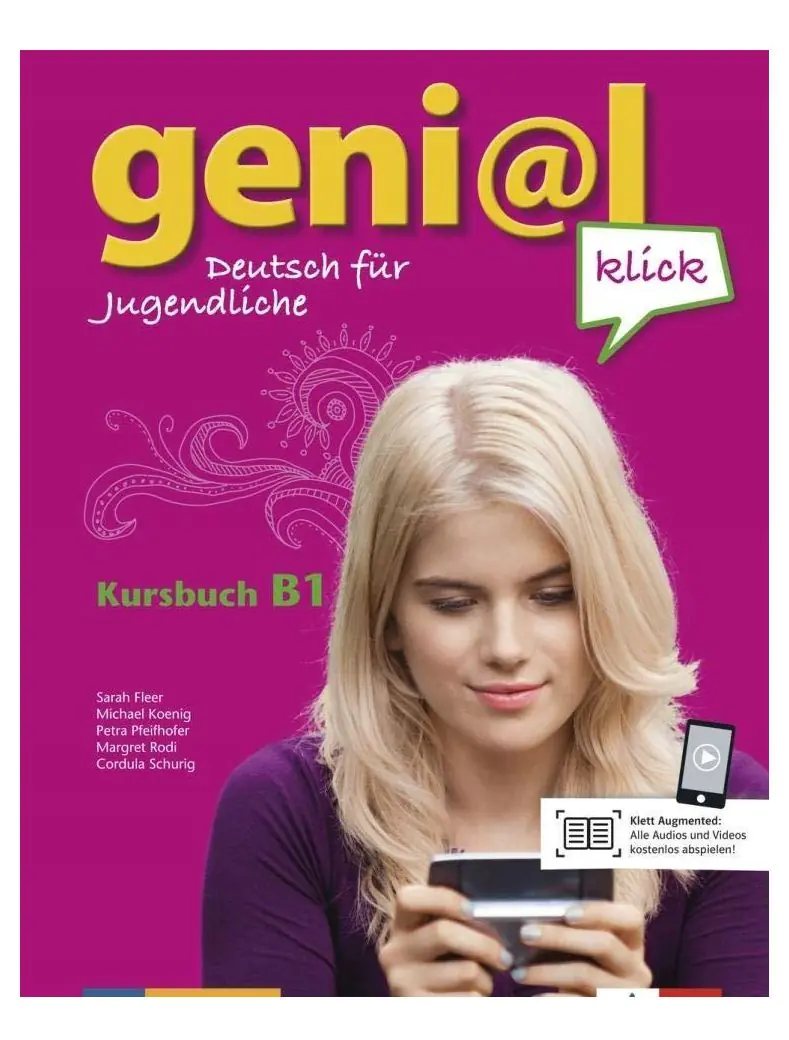 Książka - geni@l klick / Kursbuch mit 2 Audio-CDs B1