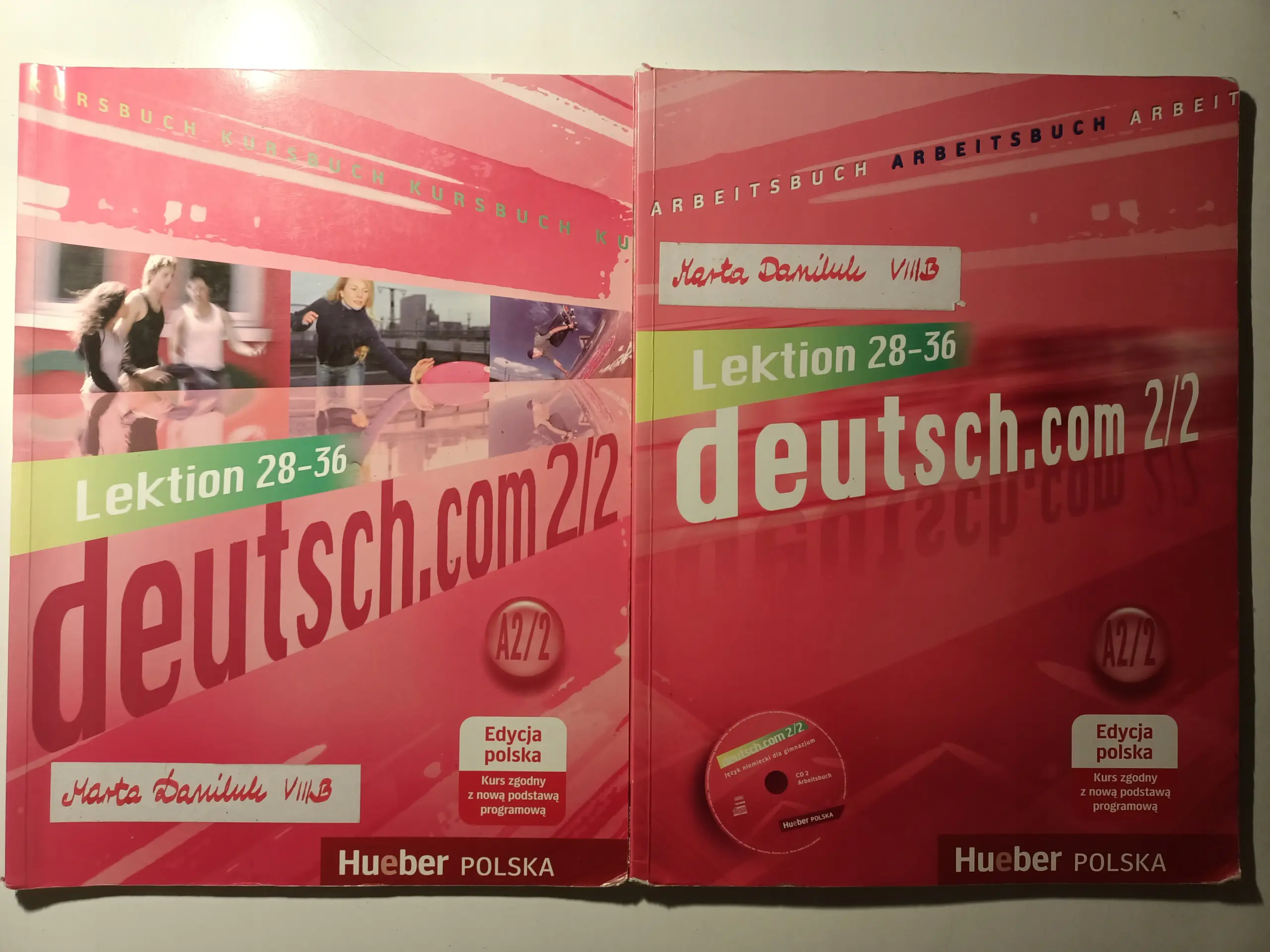 Książka - Deutsch.com 2.2 GIM Podręcznik edycja polska. Język niemiecki