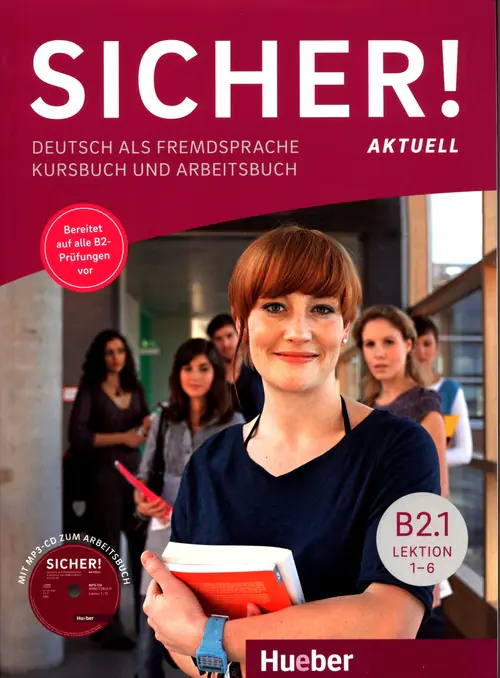 Książka - Sicher! aktuell B2.1 / Kurs- und Arbeitsbuch mit MP3-CD zum Arbeitsbuch. Lektion 1-6