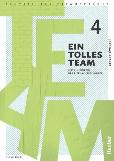 Książka - Ein Tolles Team 4. Zeszyt ćwiczeń
