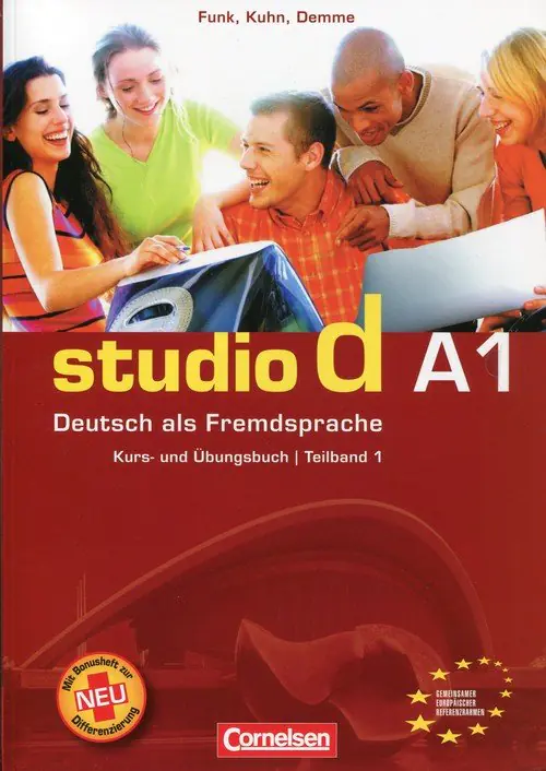 Książka - Studio d A1. Kurs und Ubungsbuch. Teilband 1. Podręcznik z ćwiczeniami + CD