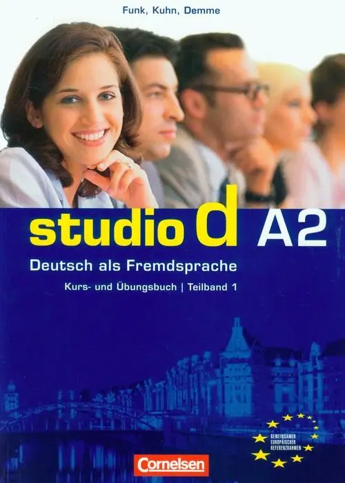 Książka - Studio d A2 Teilband 1 Kurs und Ubungsbuch Podręcznik z ćwiczeniami + CD