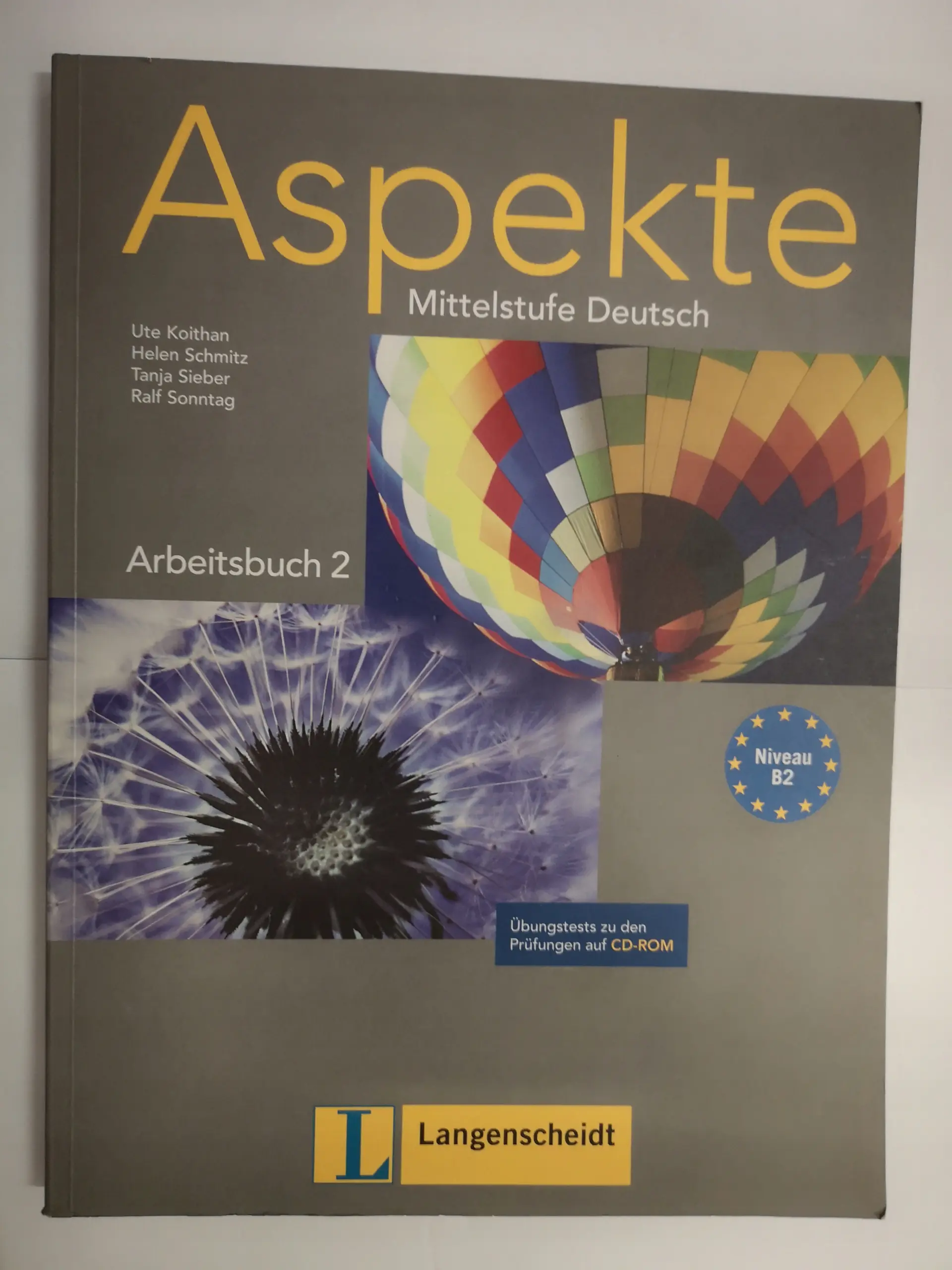 Książka - Aspekte Mittelstufe Deutsch Arbeitsbuch 2 z płytą CD