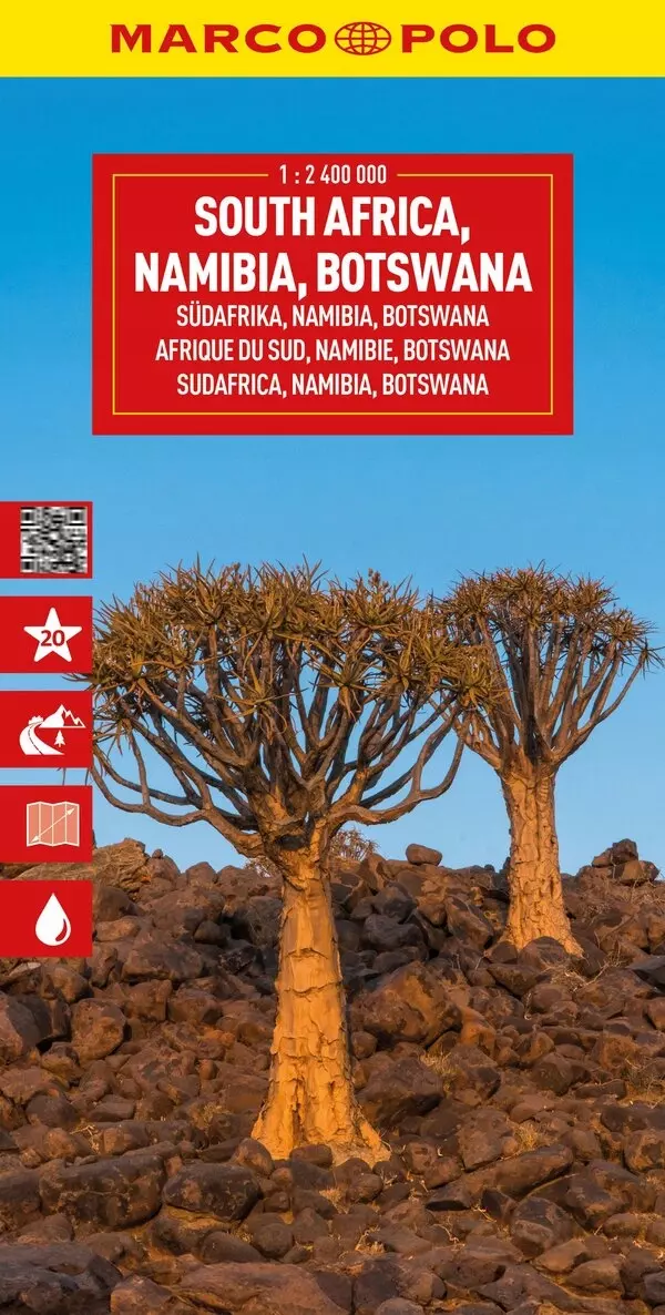 Książka - Afryka Południowa, Namibia, Botswana 1:2 400 000