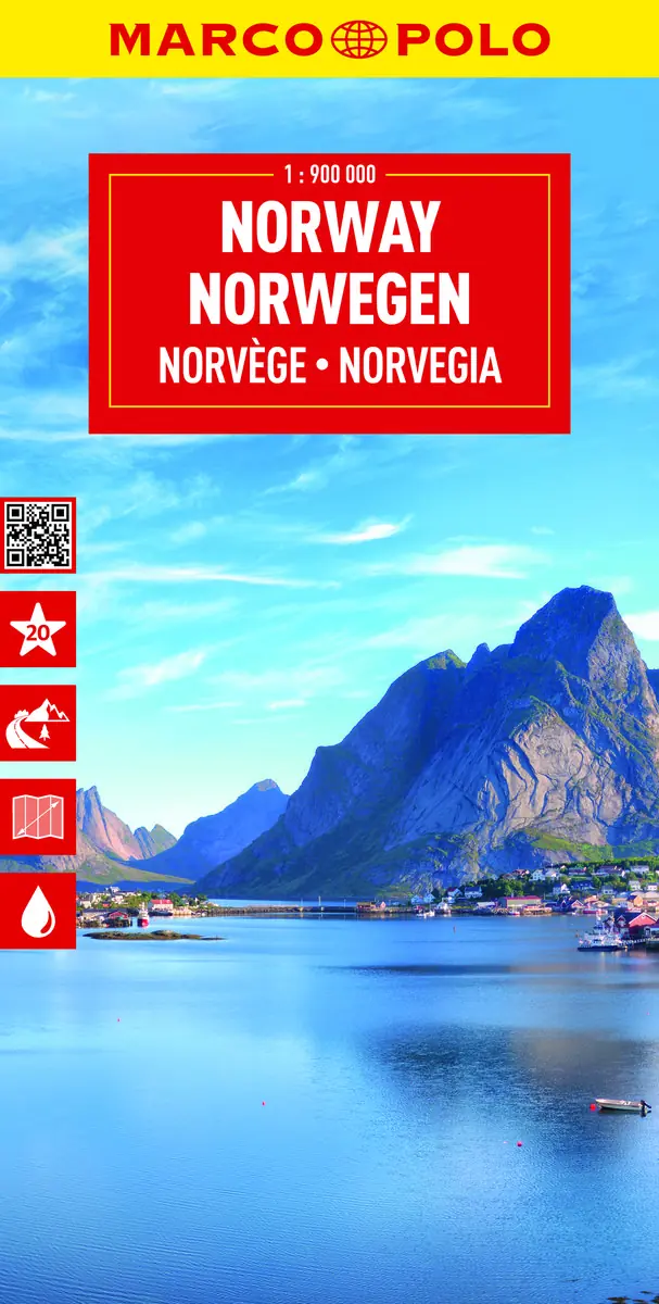 Książka - Norwegia. Mapa drogowa. 1:900 000