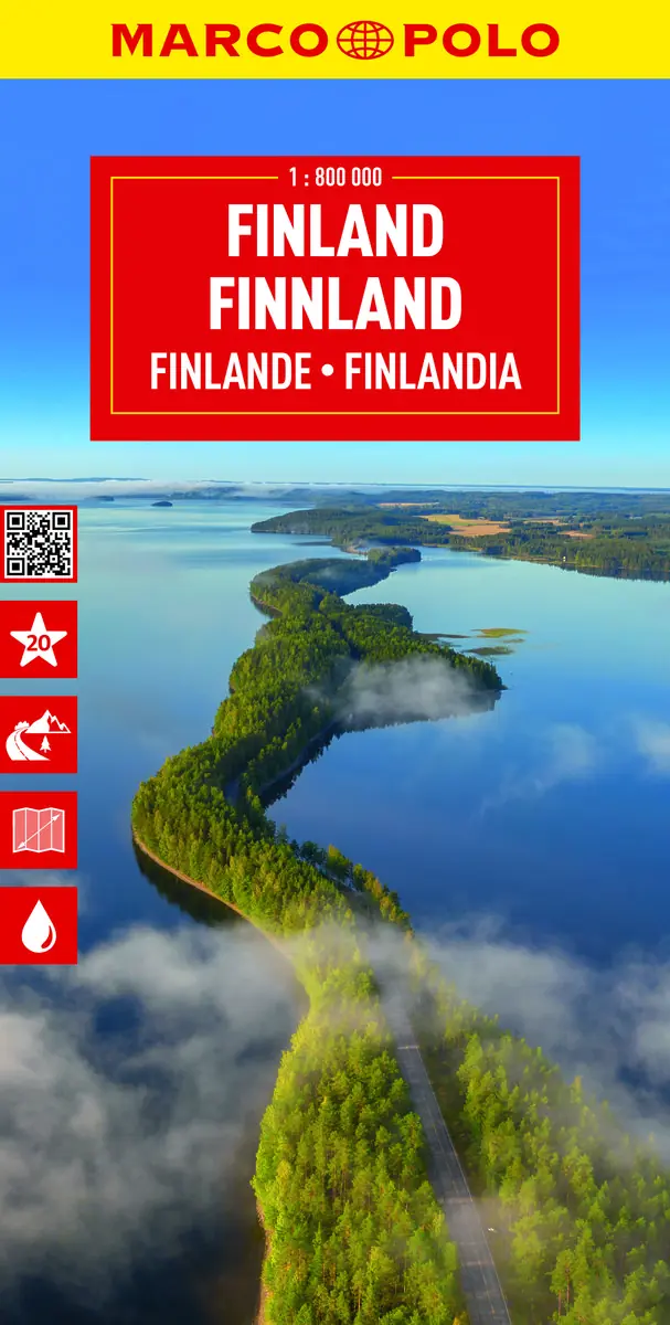 Książka - Finlandia. Mapa drogowa. 1:350 000