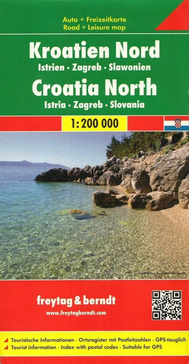 Książka - Chorwacja Istria cz. północna. Mapa samochodowa