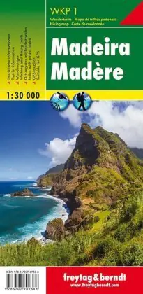 Książka - Madeira. Wanderkarte 1:30 000