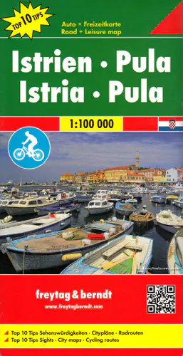 Książka - Istria, Pula. Mapa 1:100 000