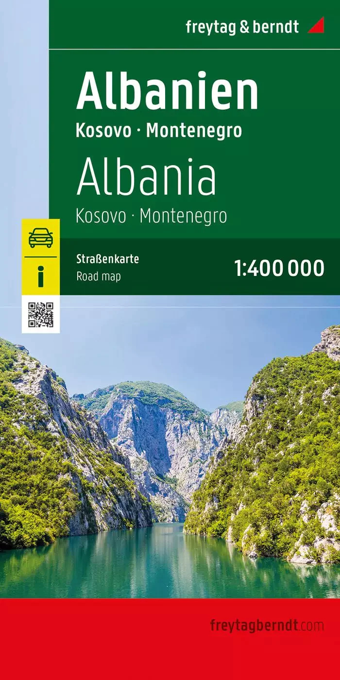 Książka - Mapa Albania 1:400 000