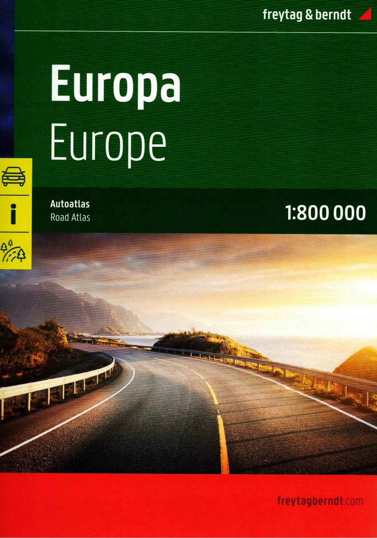 Książka - Europa. Atlas Samochodowy