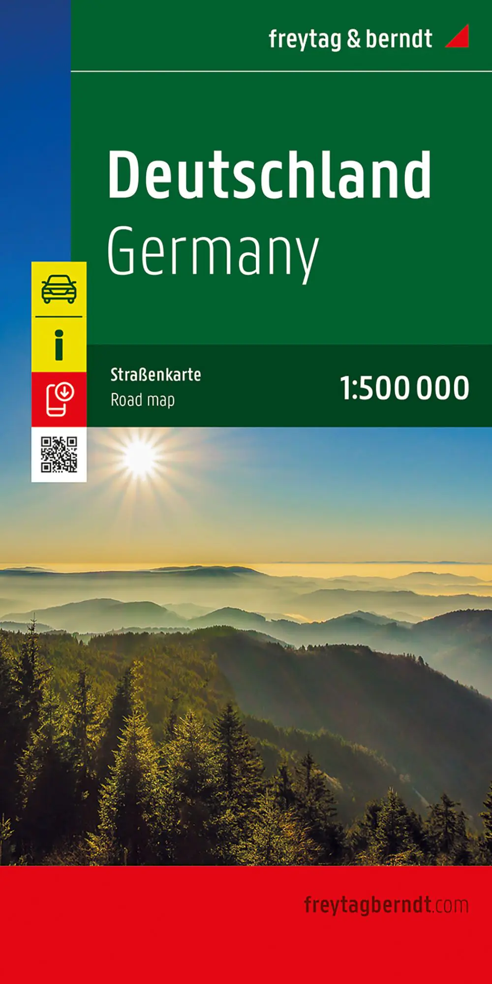 Książka - Mapa Niemcy 1:500 000