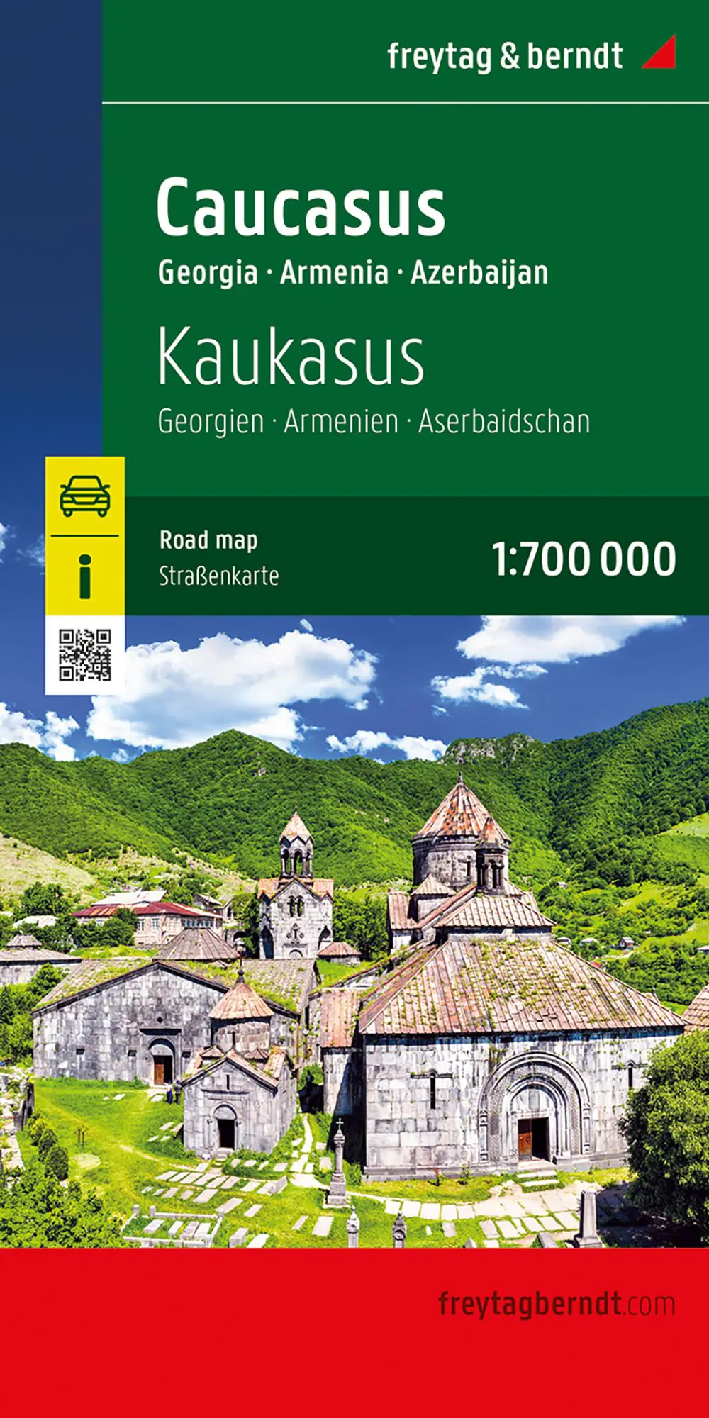 Książka - Mapa Kaukaz Gruzja Armenia Azerbejdżan 1:700 000