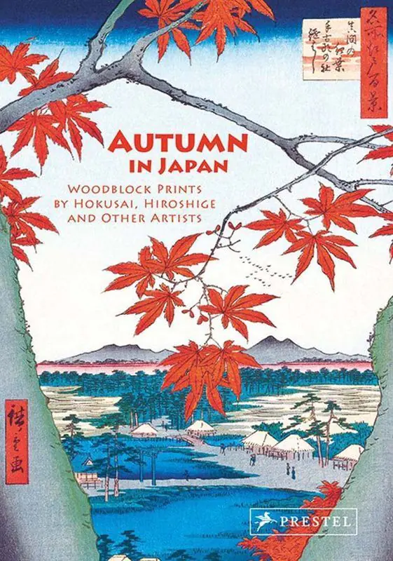 Książka - Autumn in Japan. Woodblock Prints by Hokusai, Hiroshige and Other Artists (accordion-fold edition)