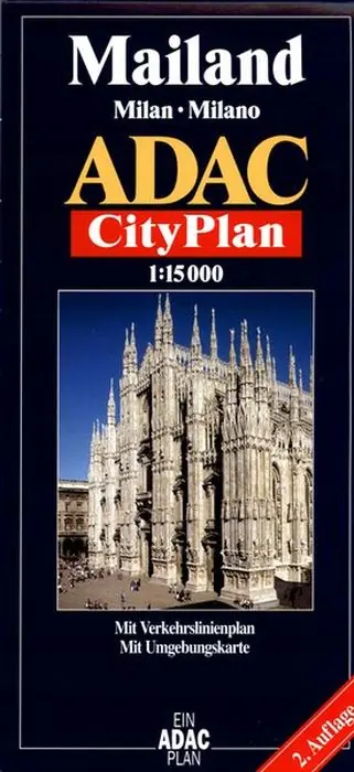 Książka - CityPlan ADAC. Mailand 1:15 000 plan miasta