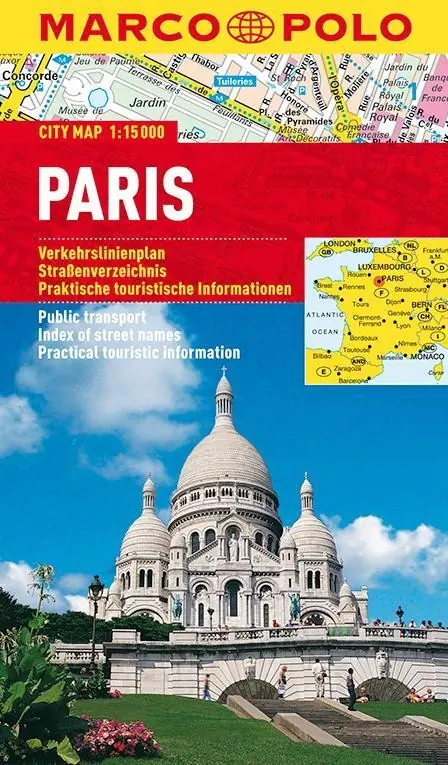 Książka - Paris. City Map 1:15 000