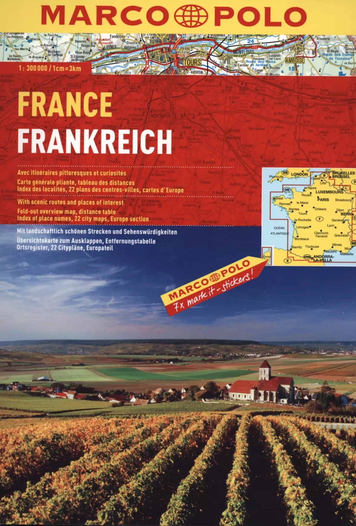 Książka - Francja. Atlas drogowy. Marco Polo