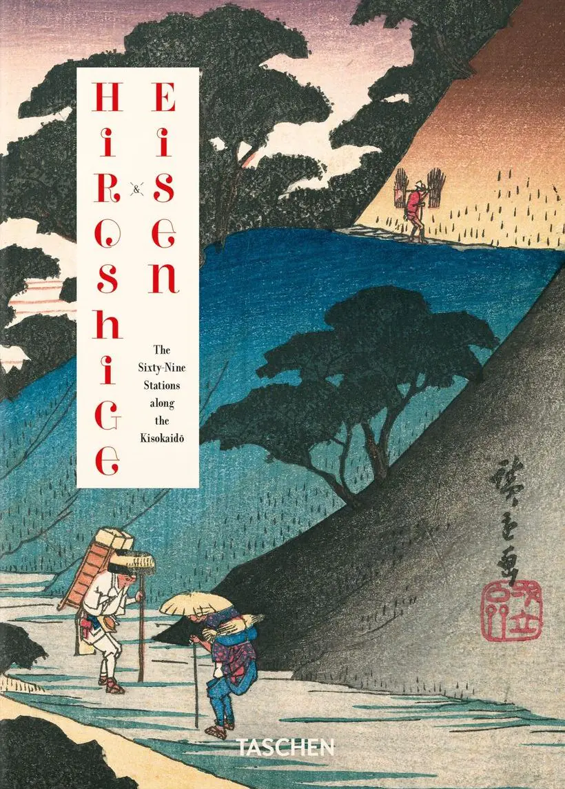 Książka - Hiroshige & Eisen. The Sixty-Nine Stations along the Kisokaido