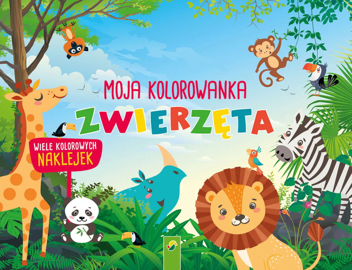 Książka - Moja kolorowanka. Zwierzęta