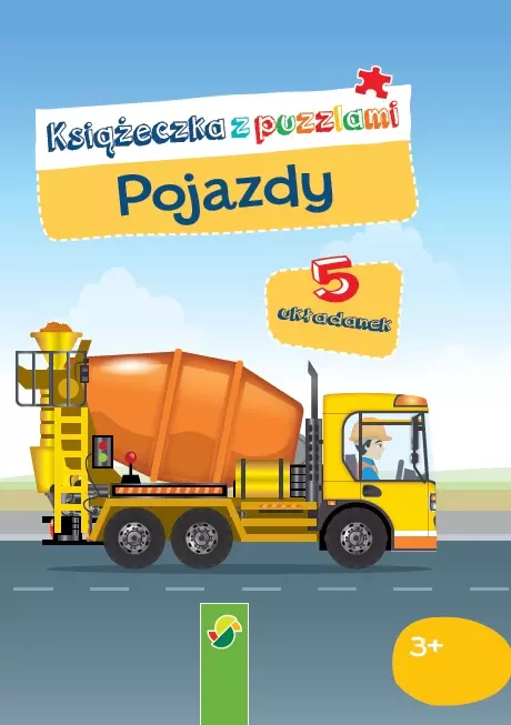 Książka - Książka z puzzlami. Pojazdy