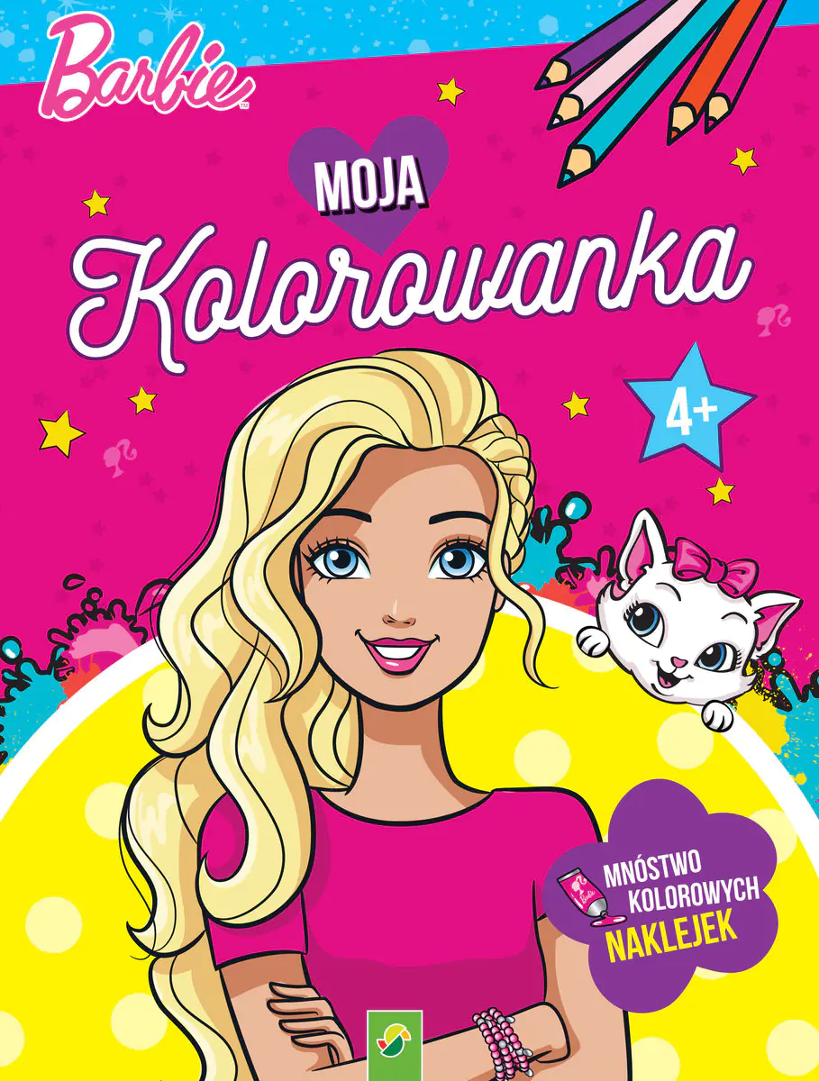 Książka - Barbie. Moja kolorowanka