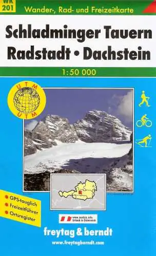 Książka - Schladminger Tauern Radstadt Dachstein. Mapa 1:50 000