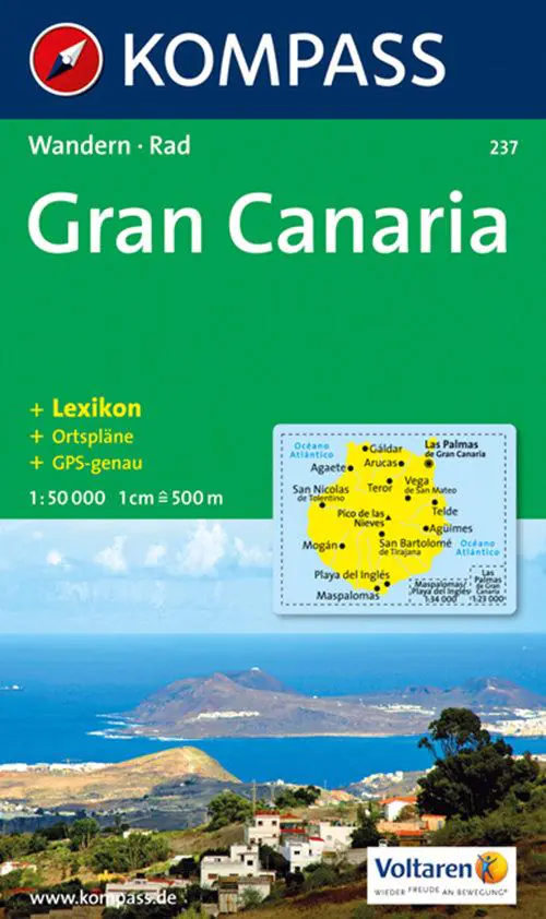Książka - Gran Canaria mapa