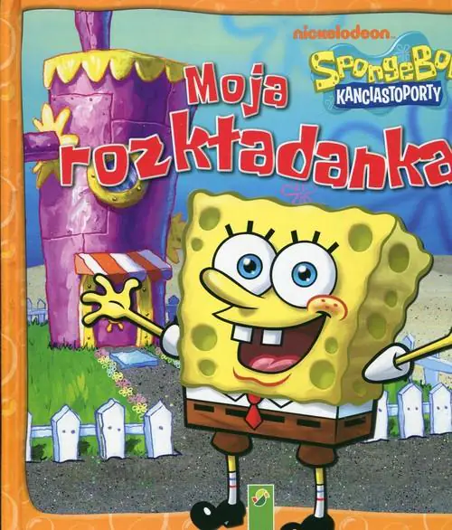 Książka - Moja rozkładanka. Sponge Bob Kanciastoporty
