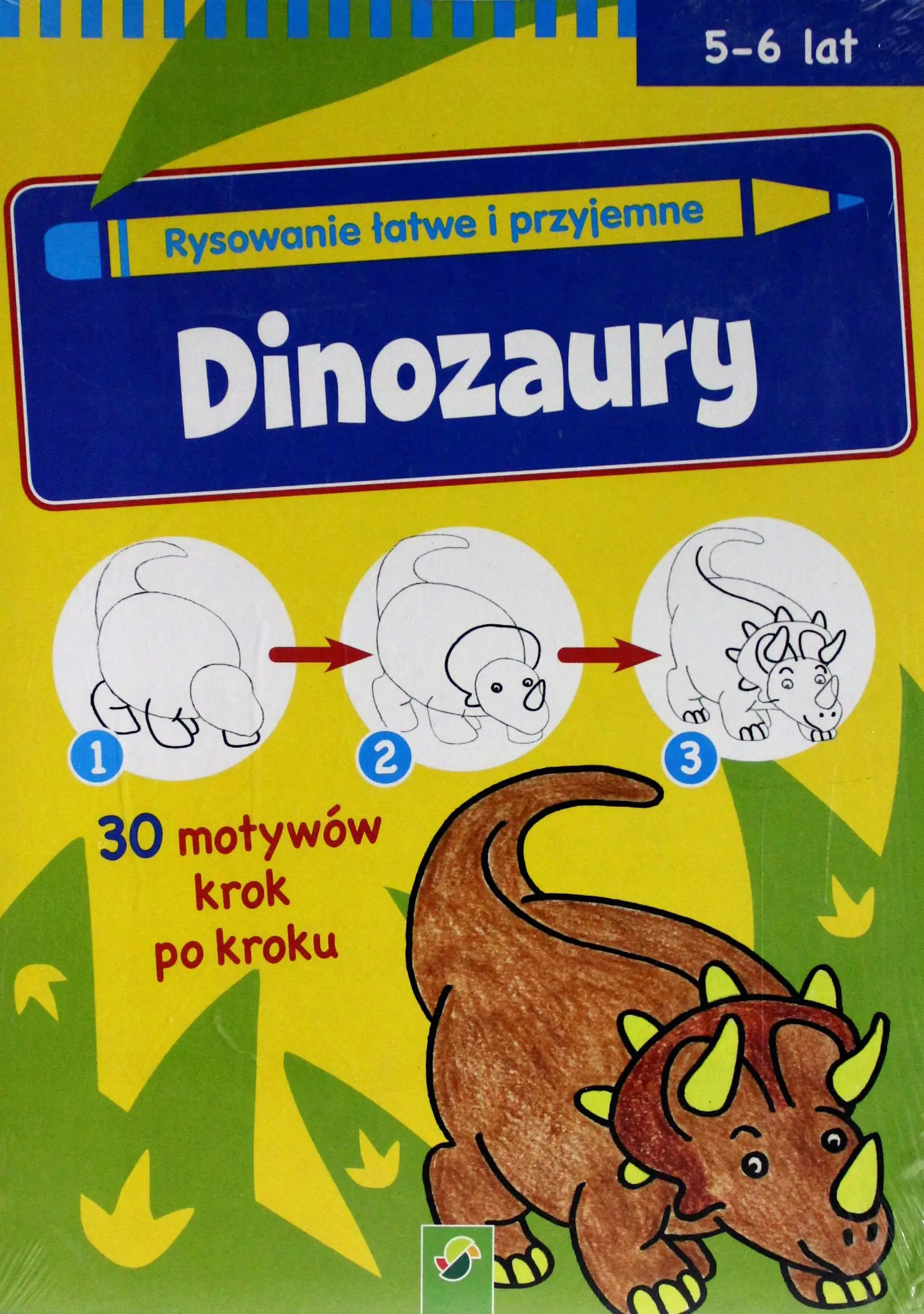 Książka - Rysowanie łatwe i przyjemne - Dinozaury