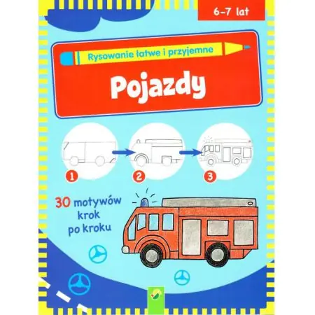 Książka - Rysowanie łatwe i przyjemne - Pojazdy