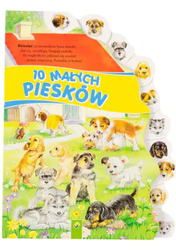 Książka - Książka obrazkowa - 10 małych piesków