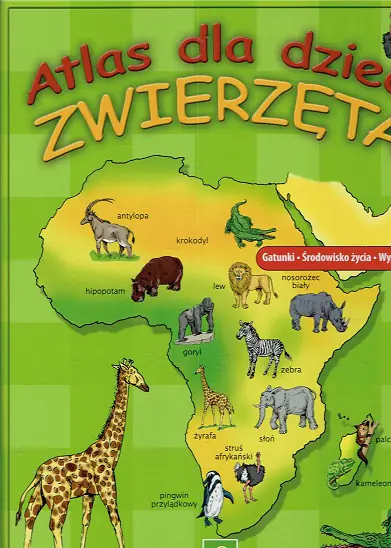 Książka - Atlas dla dzieci Świat
