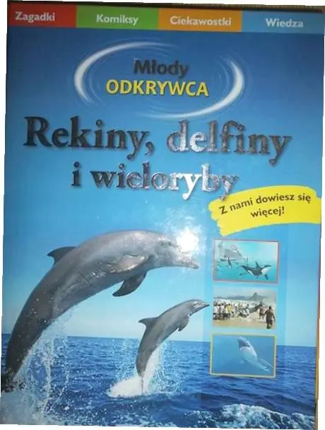 Książka - Rekiny delfiny i wieloryby