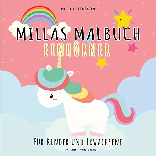 Książka - Millas Malbuch - Einhörner
