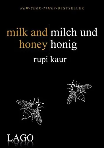Książka - milk and honey - milch und honig