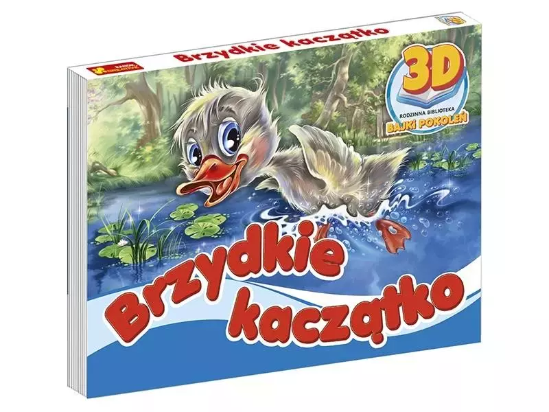 Książka - Ksiażeczka 3D Bajki Pokoleń: Brzydkie kaczątko