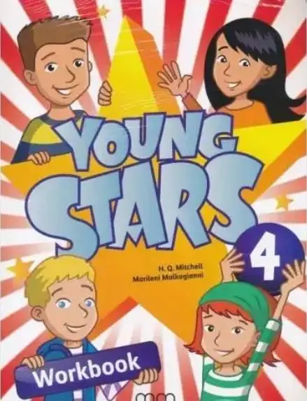 Książka - Young Stars 4. Workbook