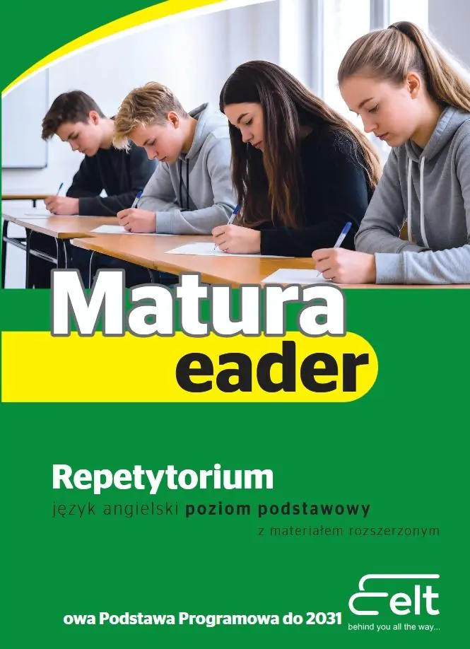 Książka - Matura Leader. Język angielski. Repetytorium. Poziom podstawowy z materiałem rozszerzonym