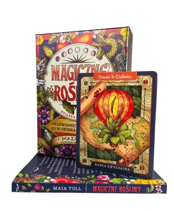Książka - Magiczne rośliny, karty