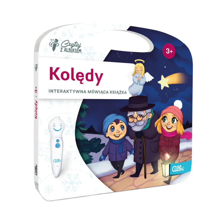 Książka - Czytaj z Albikiem, Kolędy, interaktywna mówiąca mini książka