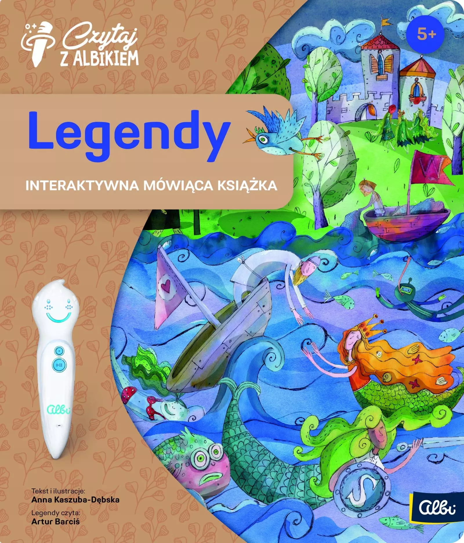 Książka - Czytaj z Albikiem, Legendy, interaktywna mówiąca książka