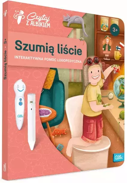 Książka - Czytaj z Albikiem. Szumią liście. Interaktywna pomoc logopedyczna
