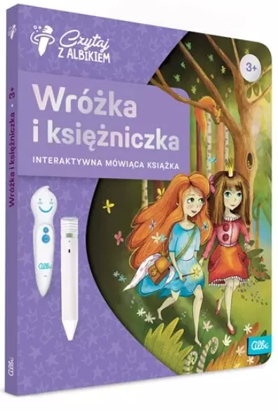 Książka - Czytaj z Albikiem. Wróżka i księżniczka. Interaktywna mówiąca książka