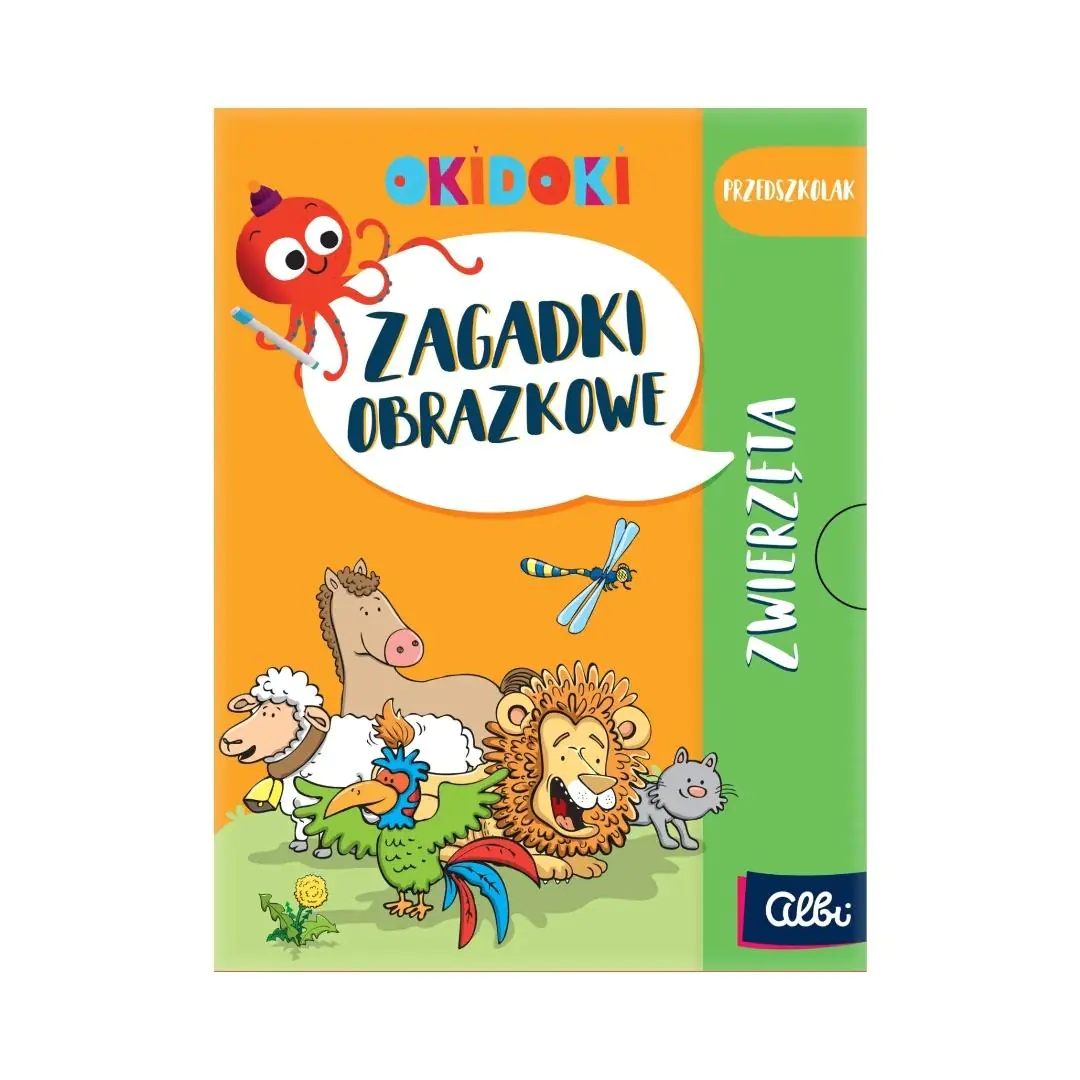 Książka - OKIDOKI Zagadki obrazkowe Zwierzęta