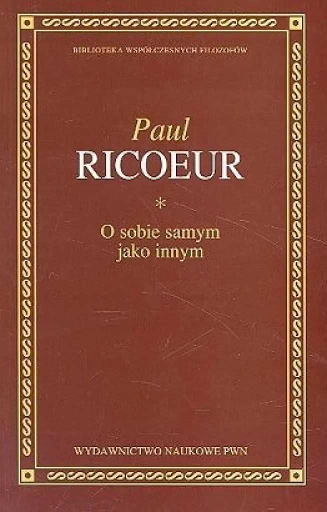 Książka - O sobie samym jako innym