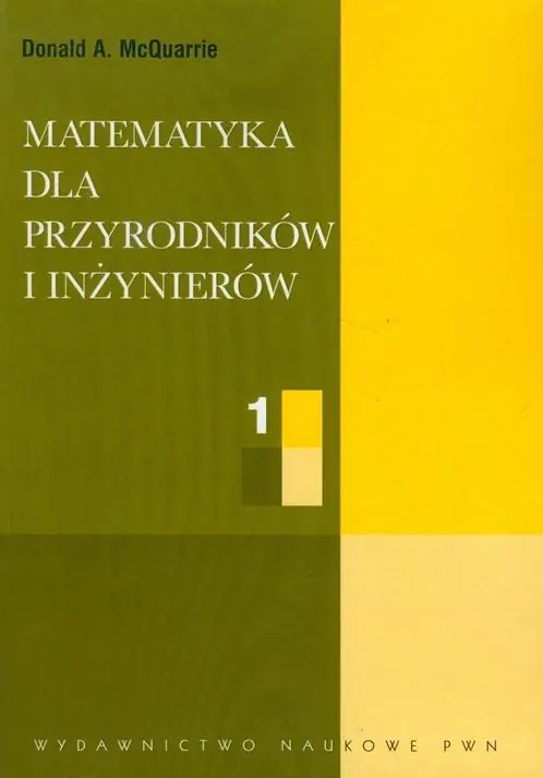 Książka - Matematyka dla przyrodników i inżynierów. Tom 1