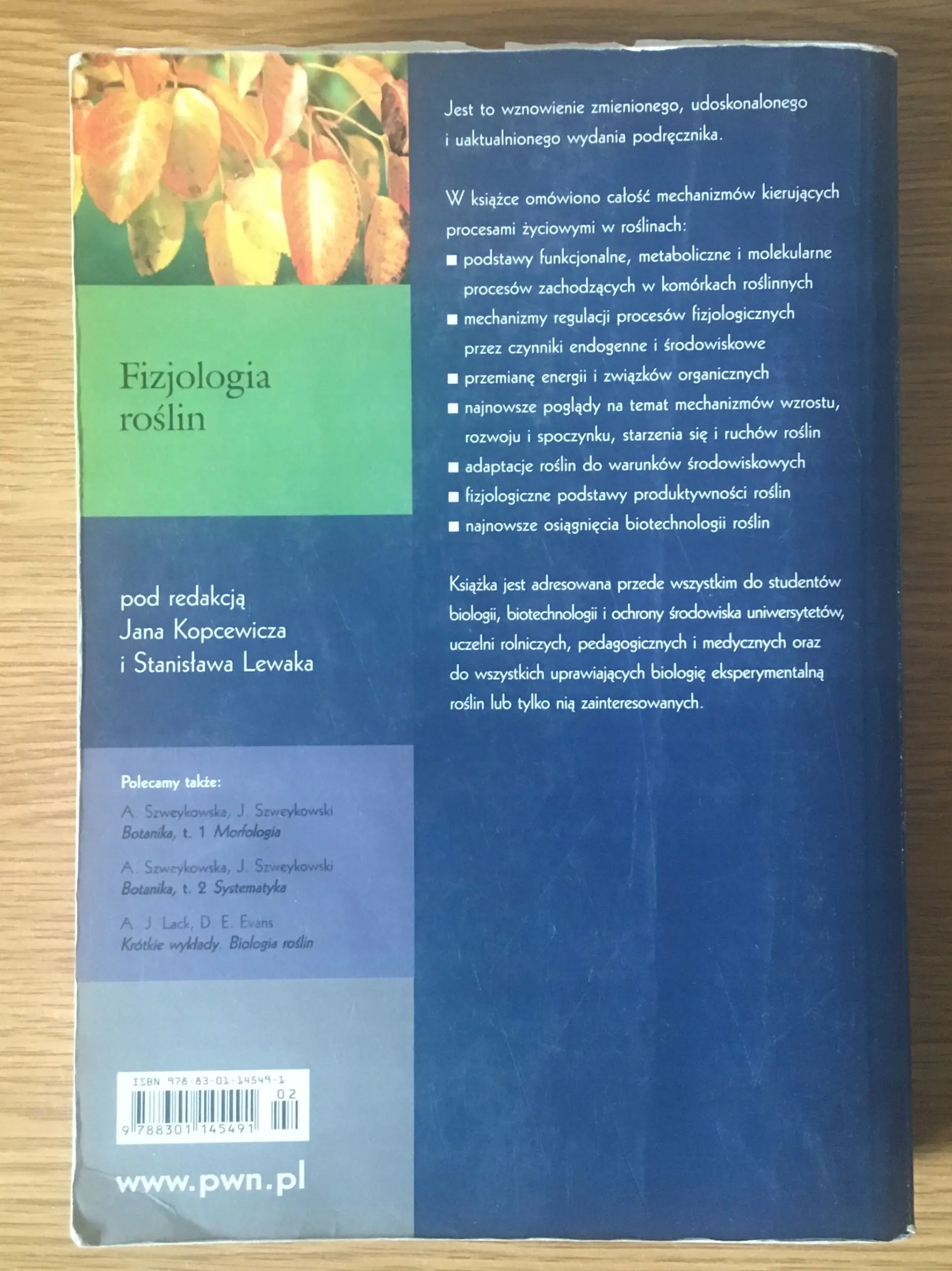 Książka - Fizjologia roślin