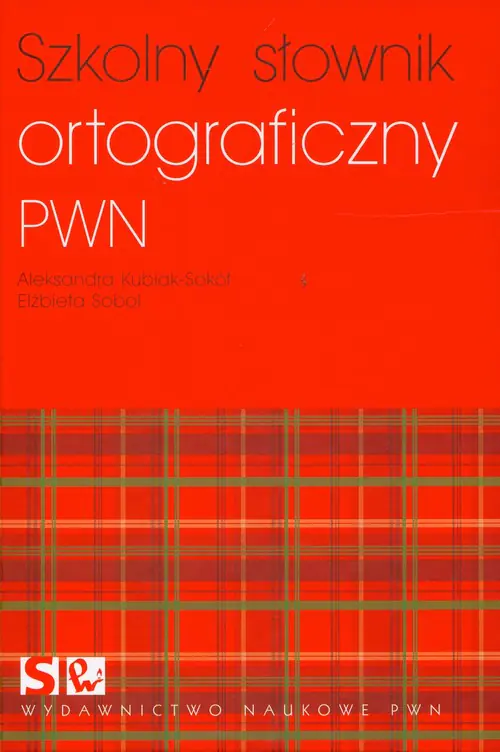 Książka - Szkolny słownik ortograficzny PWN