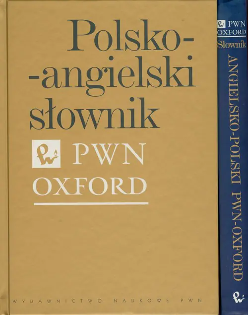 Książka - Słownik angielsko polski polsko angielski PWN Oxford Tom 1-2