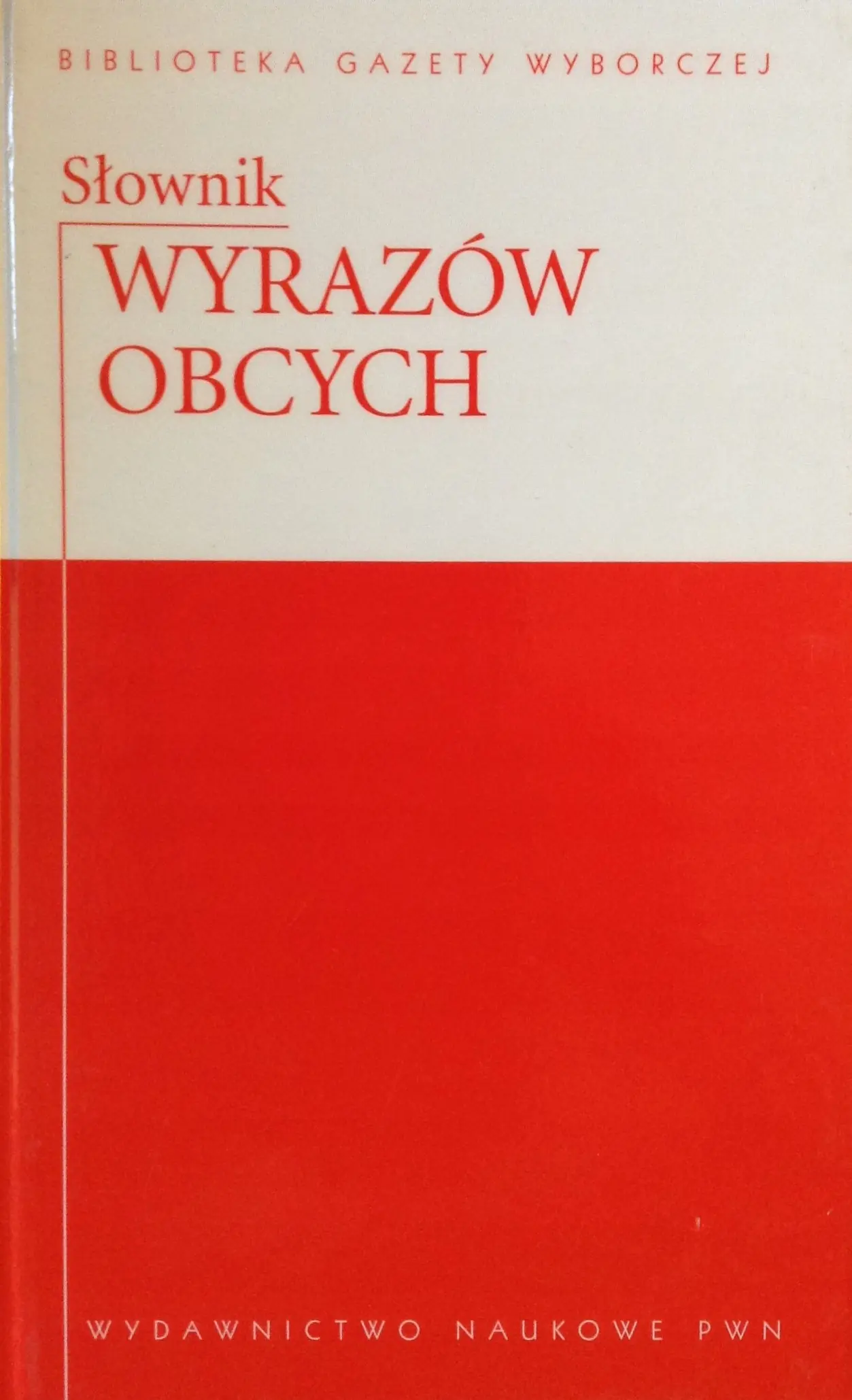 Książka - Słownik wyrazów obcych